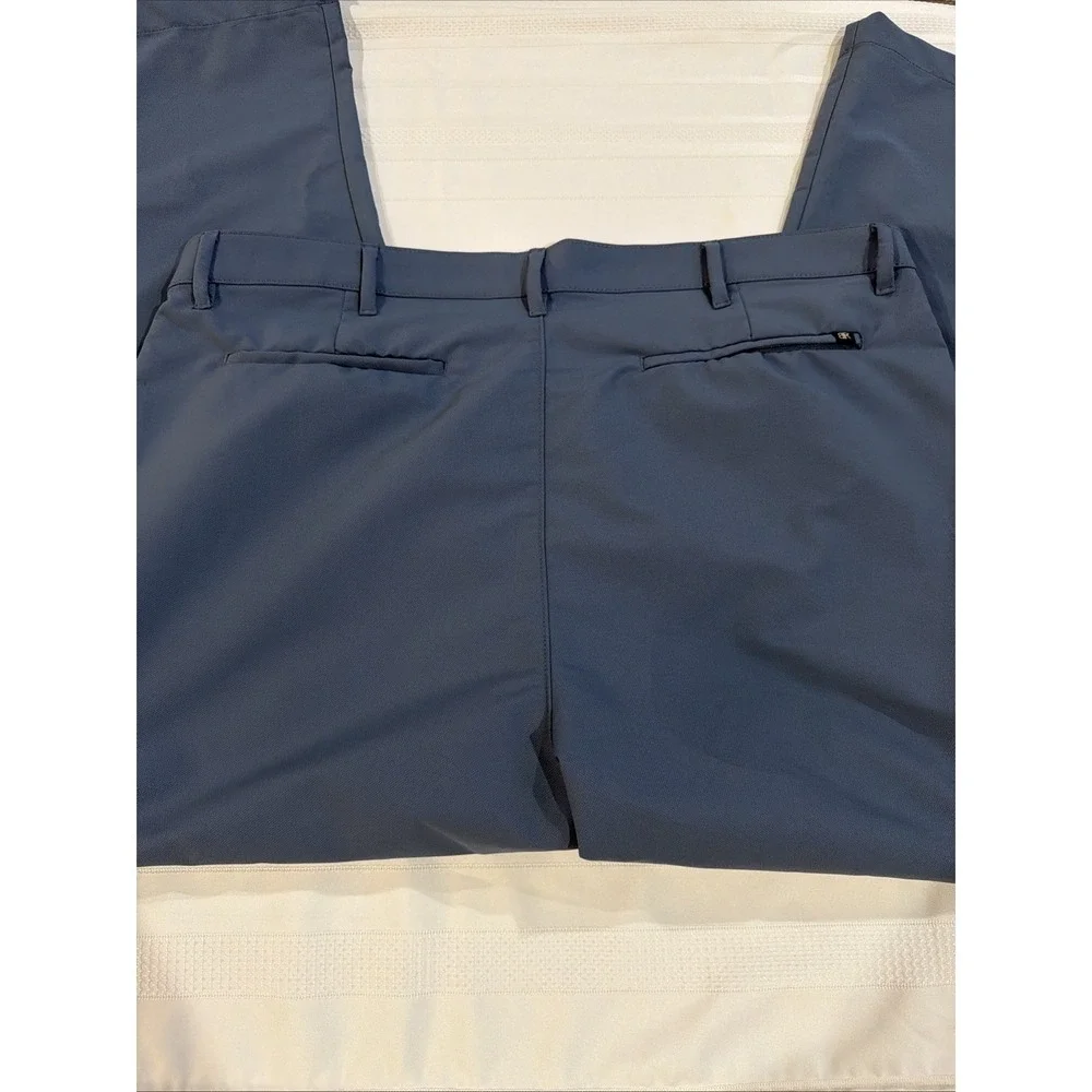Banana Republic Pants Men's 40x30 Performance Golf Aiden Fit Blue Grey